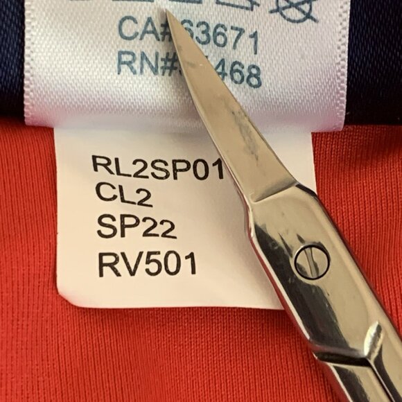 Caribbean Joe Swimsuit Women 12 Coral One Piece Ruched Sides X Back Beach Cruise - Picture 8 of 11